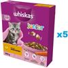 WHISKAS Junior 5x800g Alimento secco completo per gattini con delizioso pollo