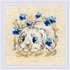 RIOLIS - Coniglietto 1877, Punto croce 13x13, Punto croce kit da ricamare, Disegni da ricamare, Embroidery kit, Kit ricamo punto croce