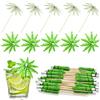 CHONGQILAO 50 Pezzi Ombrelli da Cocktail, Ombrellini Cocktail Parasol, Ombrellini di Carta per Cocktail, Ombrelli Cocktail per Torta Dessert Bevande Antipasti, Ombrellini da Cocktail per Feste a Tema (D)