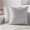 Encasa XO Federe Cuscini Divano, Senza Imbottitura 45x45 cm | Ticchettio Nero, 100% Cotone | Cerniera Nascosta | Lavabile in Lavatrice | Decorativi | Set di 2