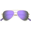 POLAROID KIDS PLD 8015/N Occhiali, Oro Lilac, 52/12/135 Unisex-Bambini e Ragazzi