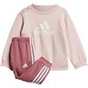 adidas Kids Badge of Sport Jogger Set Cotton Pink 9-12M