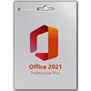 Microsoft Office 2021 Professional Plus 1 PC | Retail - Attivazione Online