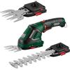Parkside PGSA 4 - Forbici per erba e cespugli, con impugnatura morbida girevole, caricatore USB, A batteria