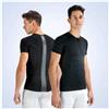 F.G.P. SRL Maglietta Posturale Posture Plus Force FGP Uomo NERO M