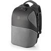 Intempo Tekniko TAB - Zaino con Cavo Antifurto, Chiusura a Combinazione e Porta Usb ergonomico - Grigio