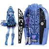 Monster High Segreti da Brivido - Abbey Bominable Misteri Mostruosi, set con bambola e guardaroba, 19 accessori e capi d'abbigliamento a sorpresa inclusi, giocattolo per bambini, 4+ anni, HXH87