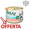 Oasy Dog One Protein Puppy Junior Small Mini Salmone - Lattina Da 200 Gr - CONFEZIONE RISPARMIO