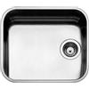 Apell Lavello Cucina 1 Vasca Sottotop Larghezza 47 cm materiale Acciaio Inox finitura Spazzolata - FE450UBC Serie Ferrara