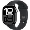 Apple Watch Serie 10 Gps 46mm Alluminio Jet Black - Cinturino Sport Nero M/l - Apple - APP.MWWQ3QL/A