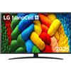 Lg Smart TV 43" 4K Ultra HD NanoCell WebOS a7 Gen8 Classe G Nero 43NANO81A6A.API