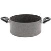 Ballarini Cortina Granitium Casseruola 2 Maniglie, Alluminio, Grigio, 24 cm