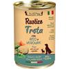 Unipro Rustico Trota, Riso e Verdure - Cibo Umido Cani, 400g Prezzo x 6 unità