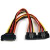 StarTech.com Adattatore cavo splitter Y di alimentazione SATA tipo latch 15 cm - M/F (PYO2LSATA)