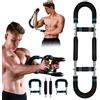 LTFIOON Twister Armtrainer, Nuovo a 3 Stadi Allenatore Regolabile per Braccia e Pettorali con Resistenza 30KG/40KG/50KG, Attrezzo Fitness Portatile a Molla per Allenamento Casa/Ufficio/Viaggio (Blu)