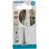 Dremel 196 punte da taglio per fresatura in set di accessori da 2 pezzi - 2 frese ad alta velocità a forma di cilindro con diametro di lavoro di 5,6 mm