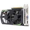 Garsent Scheda Grafica DDR5 da 128 Bit e 4 GB, Accessori per Computer Desktop a Doppia Ventola, Basso Rumore, Alta Efficienza