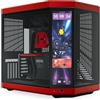 HYTE Y70 Touch Infinite Black Cherry ATX Midi Tower Gaming Geh?use rot/schwarz Seitenfenster