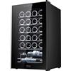 Cecotec Cantinetta Vino 24 Bottiglie, Classe G - Temperatura 5-18 °C con Compressore e Pannello di Controllo Touch colore Nero - 00124 GrandSommelier 2450 Black Compressor