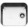 Smeg Lavello Cucina 1 Vasca da Incasso Sottotop Larghezza 45 cm materiale Acciaio Inox finitura Spazzolato - UM45
