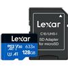 Lexar Scheda di memoria High-Performance 633x Nero e Blue - LSDMI128BB633A