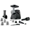 Bosch Tritacarne Elettrico Potenza 500 Watt Capacità 2,5 kg/min con 2 Velocità colore Nero - MFWS440B Serie 4