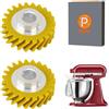 PQPO Ingranaggio A Vite Senza Fine Aggiornato Compatibile con Gli Accessori per Impastatrici con Sollevamento A Tazza e Testa Inclinata di Kitchen Aid (2pcs)