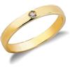 Gioielleria Lucchese Oro Fede Nuziale Oro Giallo con Diamante FSD010GG