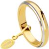 Unoaerre Fede Nuziale Unoaerre 5 Grammi Classica in Oro Giallo e Bianco