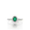 Promesse Gioielli Anello Promesse Gioielli Donna Diamanti Smeraldo ACPQ54S