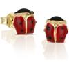 Gioielleria Lucchese Oro Orecchini Coccinella Donna in Oro Giallo 803321710727