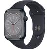 Apple Watch Series 8 GPS 41mm Alluminio Mezzanotte - Smartwatch Resistente Acqua