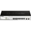 D-Link DGS-1210-10P Switch di Rete Gestito L2 8 Porte PoE Gigabit 2 SFP Nero