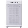 ASUS Prime AP201 Case per PC MicroATX Mini Tower Bianco con Filtro Antipolvere