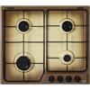 De'Longhi YTF 46 ASV Piano Cottura Gas 4 Fornelli da Incasso 60cm Marrone Smaltato