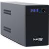 Vultech UPS 1400VA 700W Gruppo di continuità interattivo batteria LiFePo4 2 prese