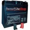 Batteria Ciclica per Veicoli Elettrici - Scooter - Biciclette - Monopattini - 12V 22Ah a Piombo T8