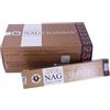 Vijayshree BASTONCINI D'INCENSO Golden Nag Chandan Fragranza legno di sandalo - Confezione risparmio 180 bastoncini - Incenso indiano Profumazione ambiente