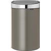 Brabantia Touch Bin New Pattumiera, 40 l, Platinum con Coperchio Inox Satinato