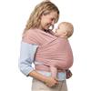Boba Marsupio Avvolgente, Serenity Bloom - Originale Fascia Elastica Per Neonati, Perfetta Per Neonati E Bambini Fino A 35 Libbre