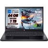 ACER NOTEBOOK ACER NITRO V 15, INTEL I7, 64GB RAM, 1TB SSD, 15.6 FHD, RTX 4050, W11