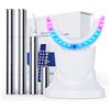 Riatanxi Kit Sbiancante Denti Professionale - Rimuovi Rapidamente le Macchie Teeth e Sbiancamento Immediato - con Lampada Whitening LED e Gel Denti Bianchi - Bianco