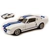 KK Scale FORD MUSTANG SHELBY GT500 1967 WHITE/BLUE 1:12