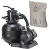 BLUE BAY POMPA FILTRO CLASSIC 400 CON PORTATA 8000 LT/H + SABBIA QUARZIFERA 25 KG