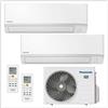 PANASONIC Climatizzatore Condizionatore Panasonic CU2TZ41TBE912RZZKEW Dual Split 12000 + 9000 BTU inverter silenzioso wifi deumificatore con telecomando