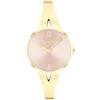 Calvin Klein Orologio Analogico al Quarzo da Donna Collezione JOYFUL con Bracciale Rigido in Acciaio Inossidabile di Colore Dorato - 25100027