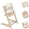 Stokke - Sedia Tripp Trapp in Rovere + Cuscino + Baby Set