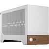 FRACTAL Case Fractal Terra Silver - Mini-Tower Mini-ITX, fronte con inserto in Noce Massello FSC, struttura in alluminio anod...