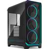 FRACTAL Case Fractal Meshify 3 - Mid Tower ATX, pannelo laterale in vetro temperato, tre ventole Momentum con illumina...