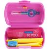 CURADEN AG Curaprox Travel Set - spazzolino da viaggio + dentifricio + scovolino - Rosa